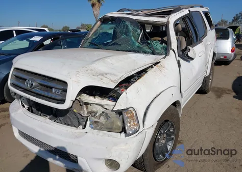 2003 Toyota Sequoia Limited V8 from USA, damaged, VIN 5TDBT48A23S200156